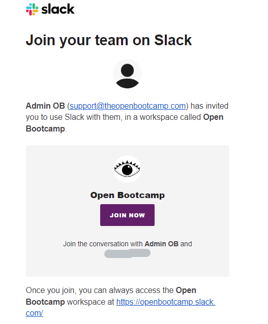 Ux ui open slack invitation